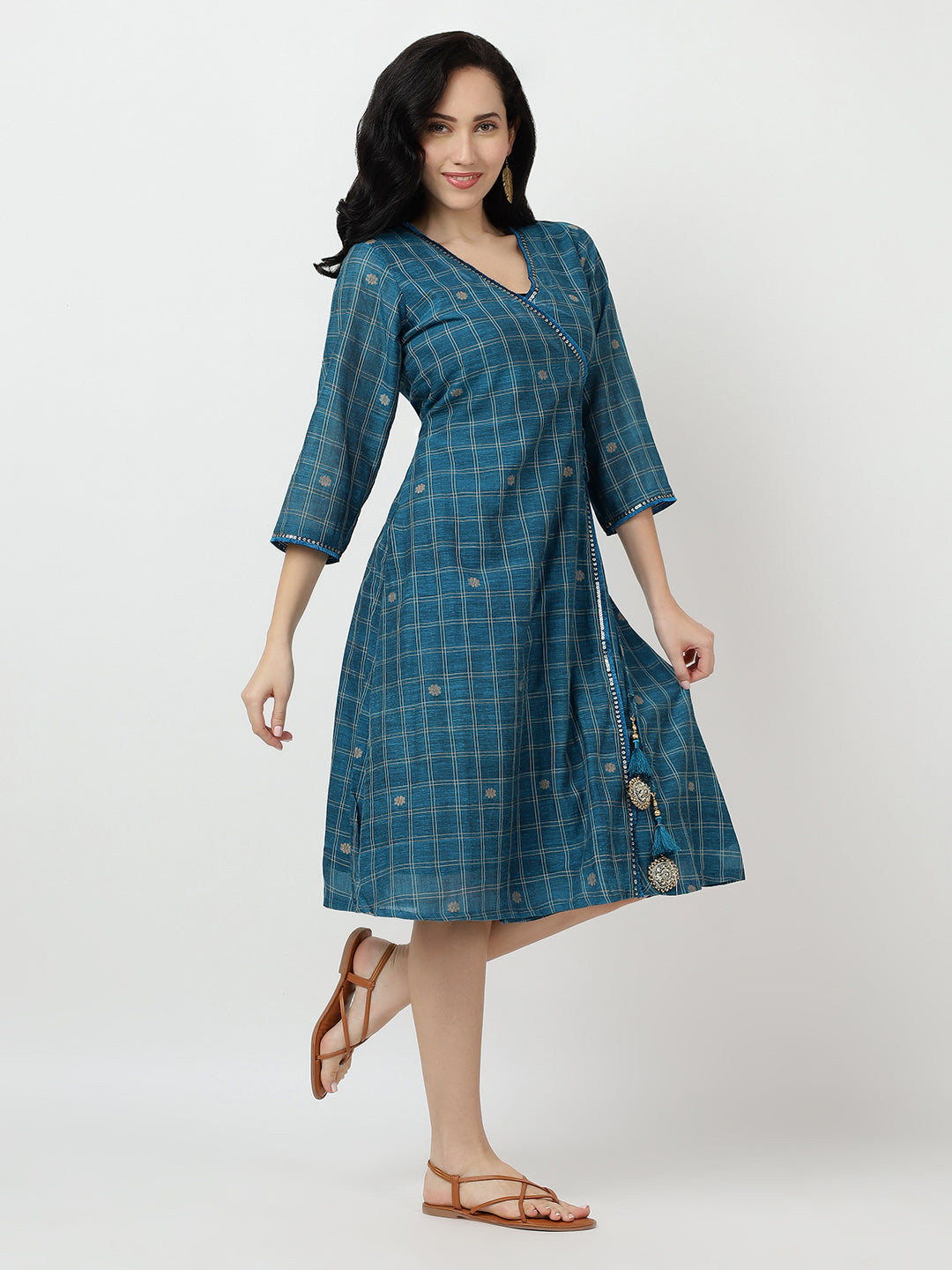 Pure Cotton Dress from Handwoven Jamdani Fabric