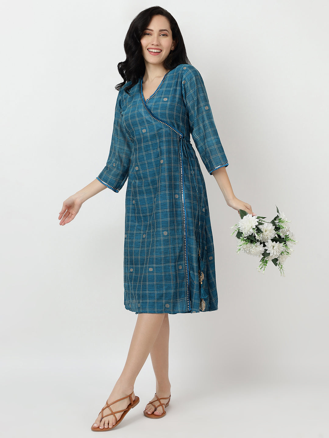 Pure Cotton Dress from Handwoven Jamdani Fabric