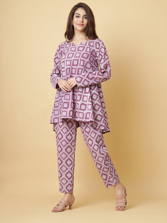 Pure Cotton Co-Ord Set from Hand Block Printed Fabric