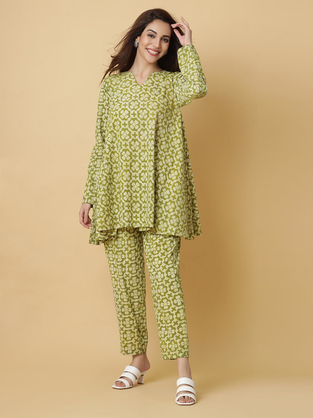 Pure Cotton Co-Ord Set from Hand Block Printed Fabric