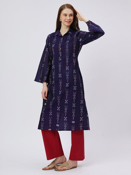 Handloom Sambalpuri Ikat Cotton Kurti
