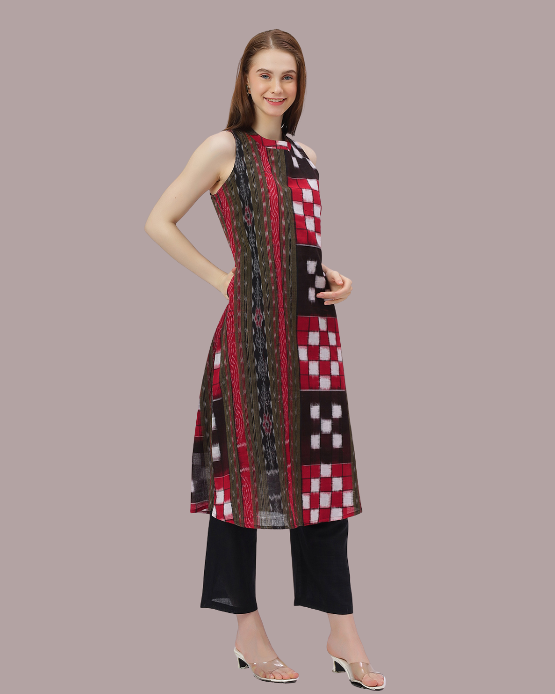Handloom Sambalpuri Ikat Cotton Kurti