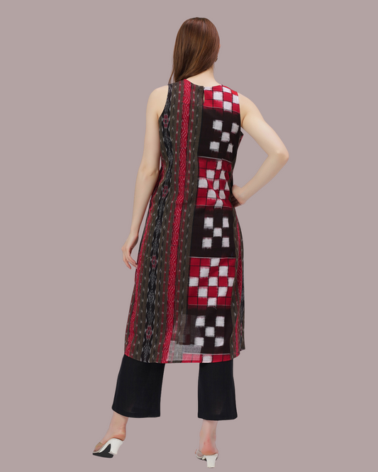Handloom Sambalpuri Ikat Cotton Kurti