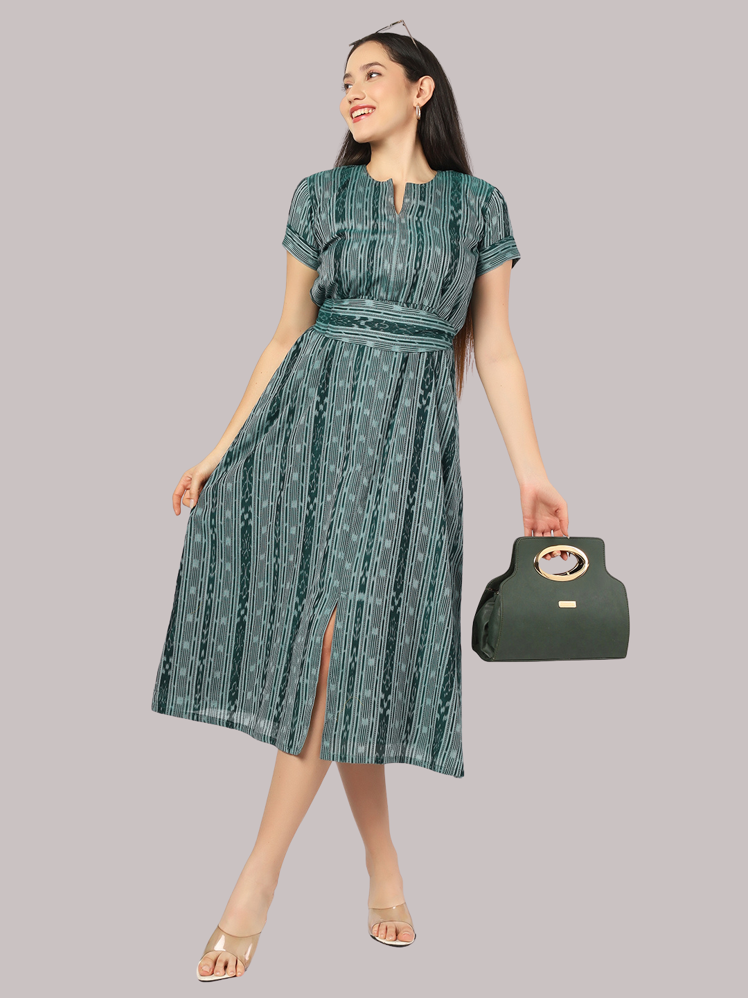 Exquisite Handloom Sambalpuri Ikat cotton dress