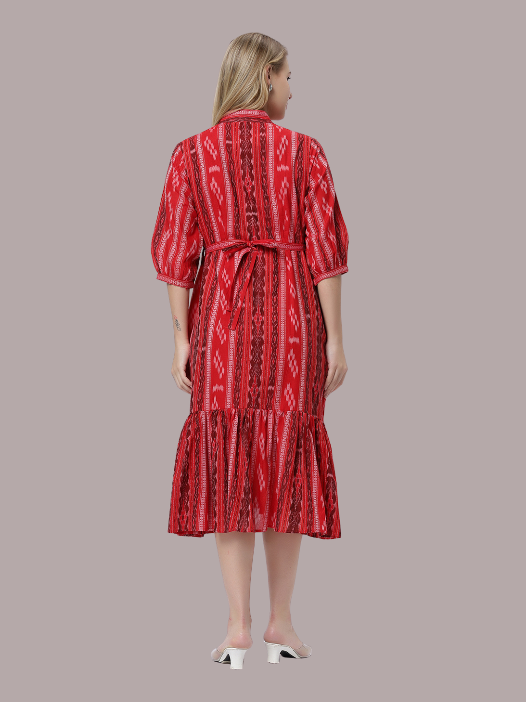 Exquisite Handloom Sambalpuri Ikat cotton dress