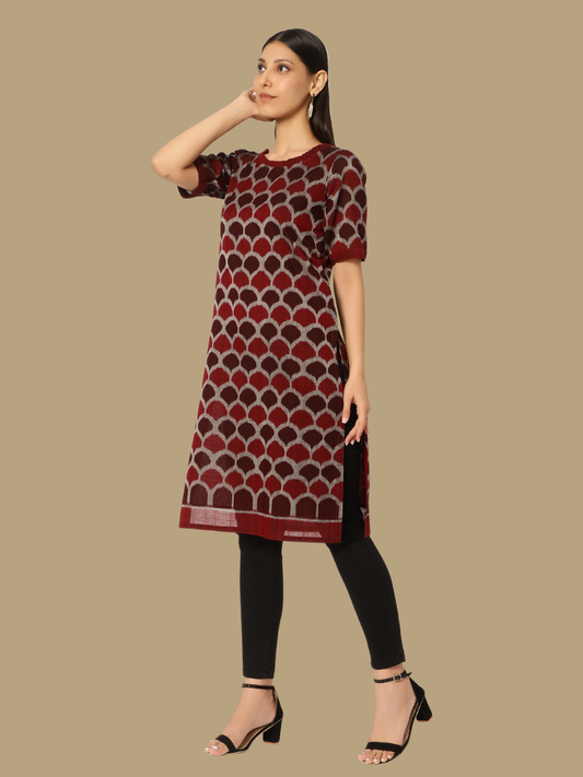 Handloom Kurti from Handwoven Sambalpuri Fabric