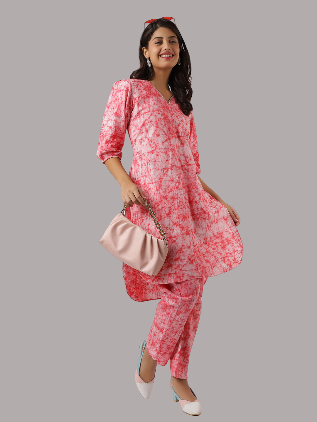 Pure Cotton Co-Ord Set from Hand Crafted Wax Batik Printed Fabric
