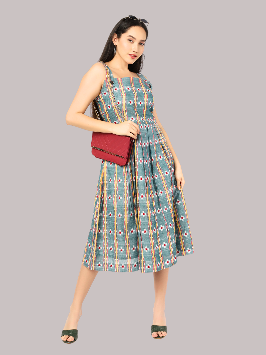 Exquisite Handloom Sambalpuri Ikat cotton dress