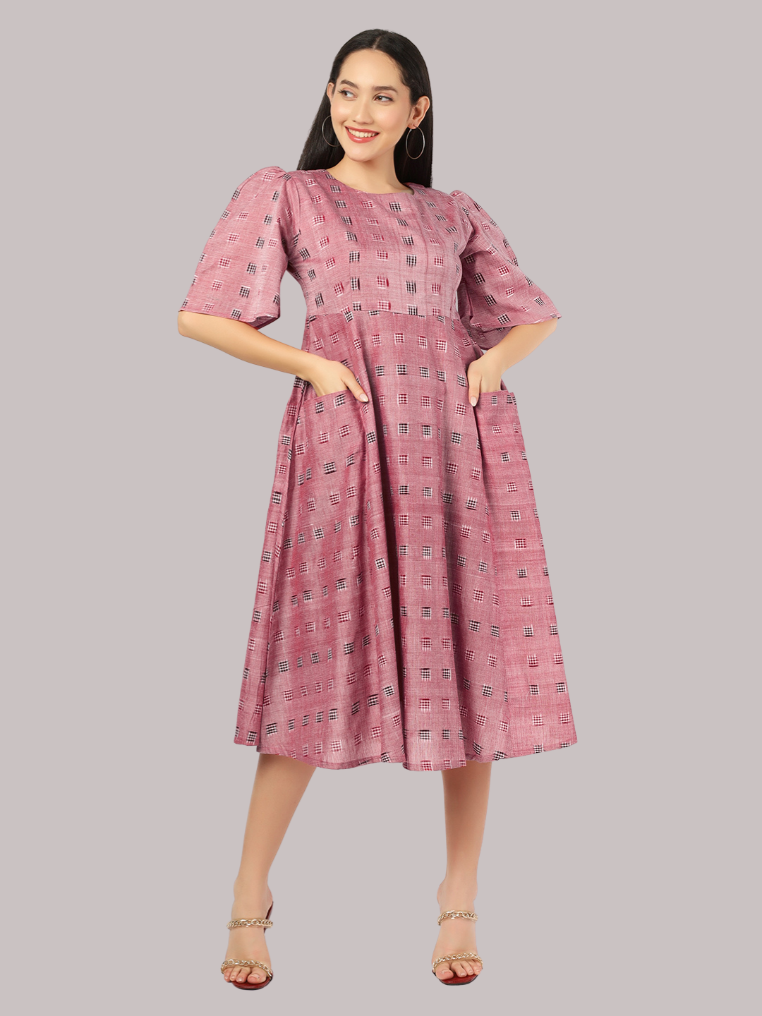 Exquisite Handloom Sambalpuri Ikat cotton dress
