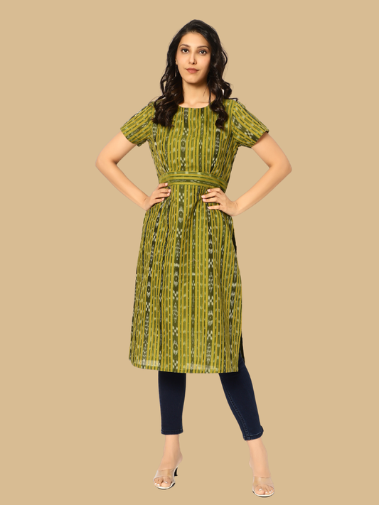 Handloom Sambalpuri Ikat Cotton Kurti