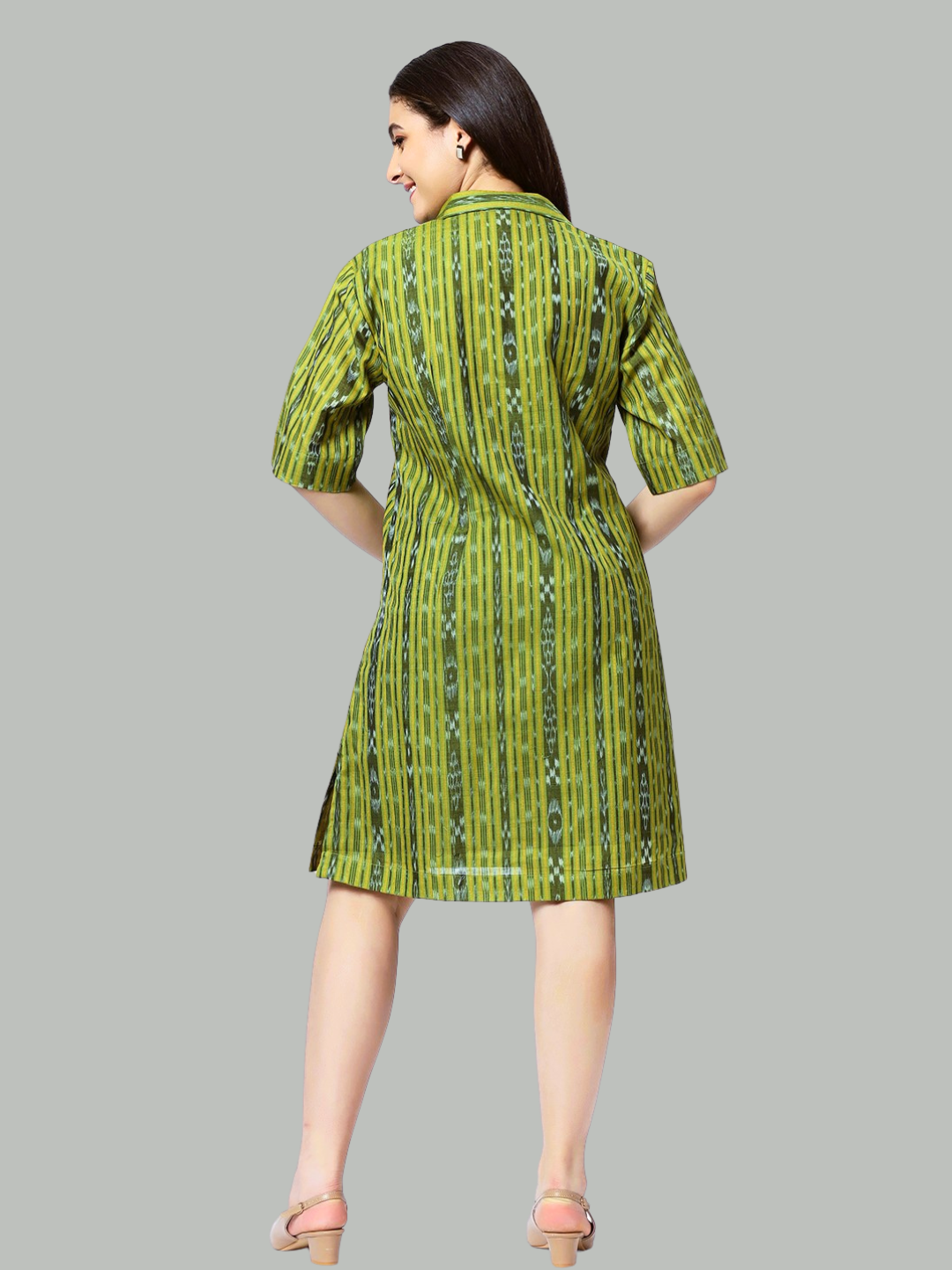 Exquisite Handloom Sambalpuri Ikat cotton dress