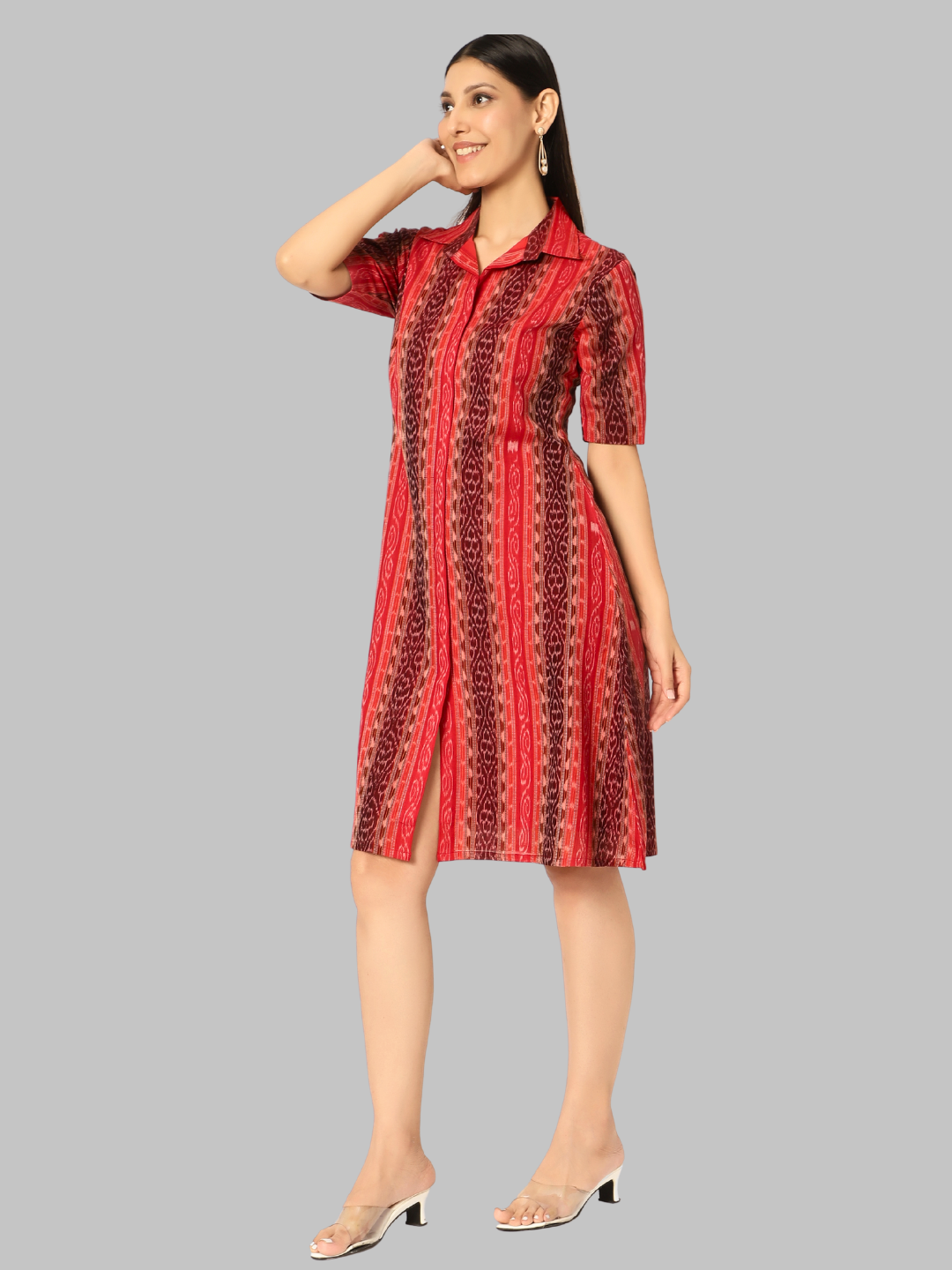 Cotton Dress in Handloom Sambalpuri Ikat Fabric