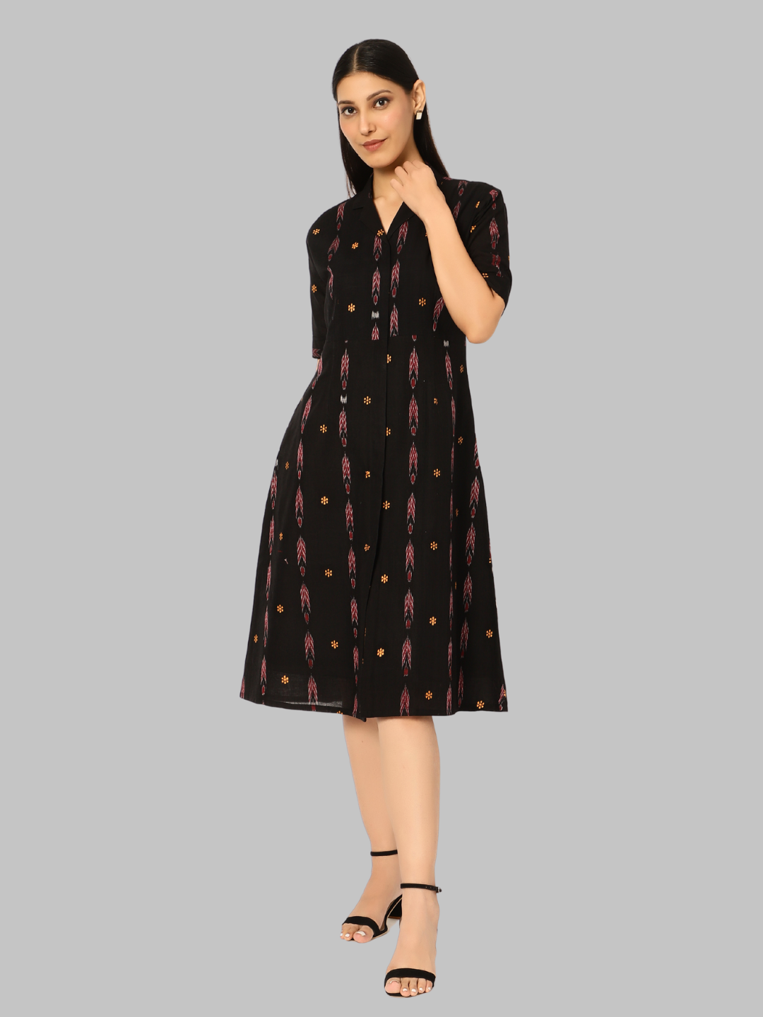 Cotton Dress in Handloom Sambalpuri Ikat Fabric