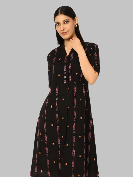 Cotton Dress in Handloom Sambalpuri Ikat Fabric