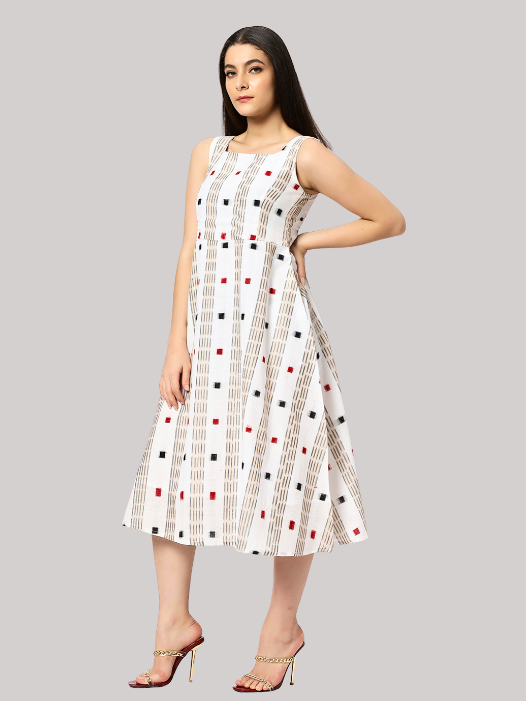 Exquisite Handloom Sambalpuri Ikat cotton dress