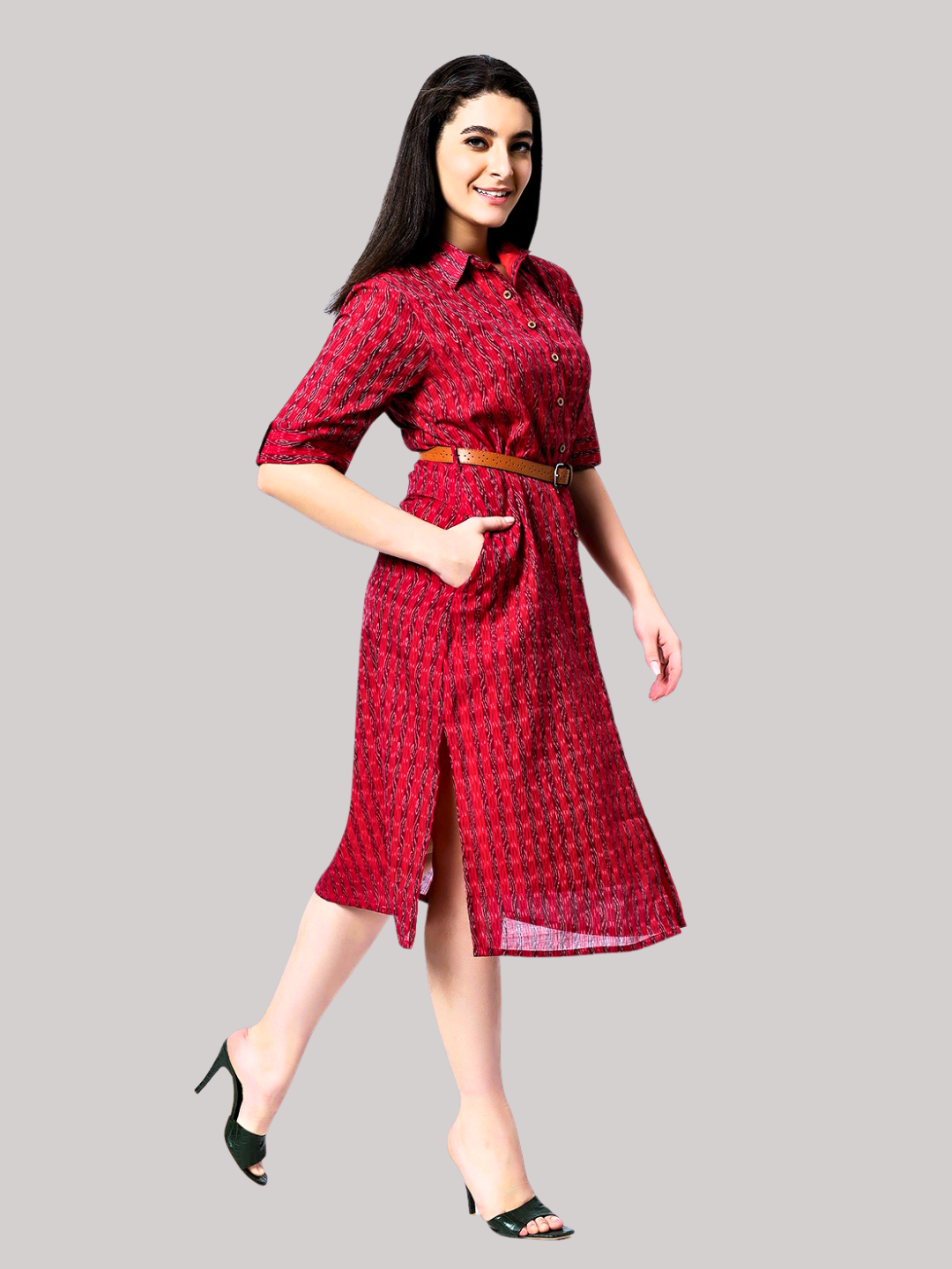 Exquisite Handloom Sambalpuri Ikat cotton dress