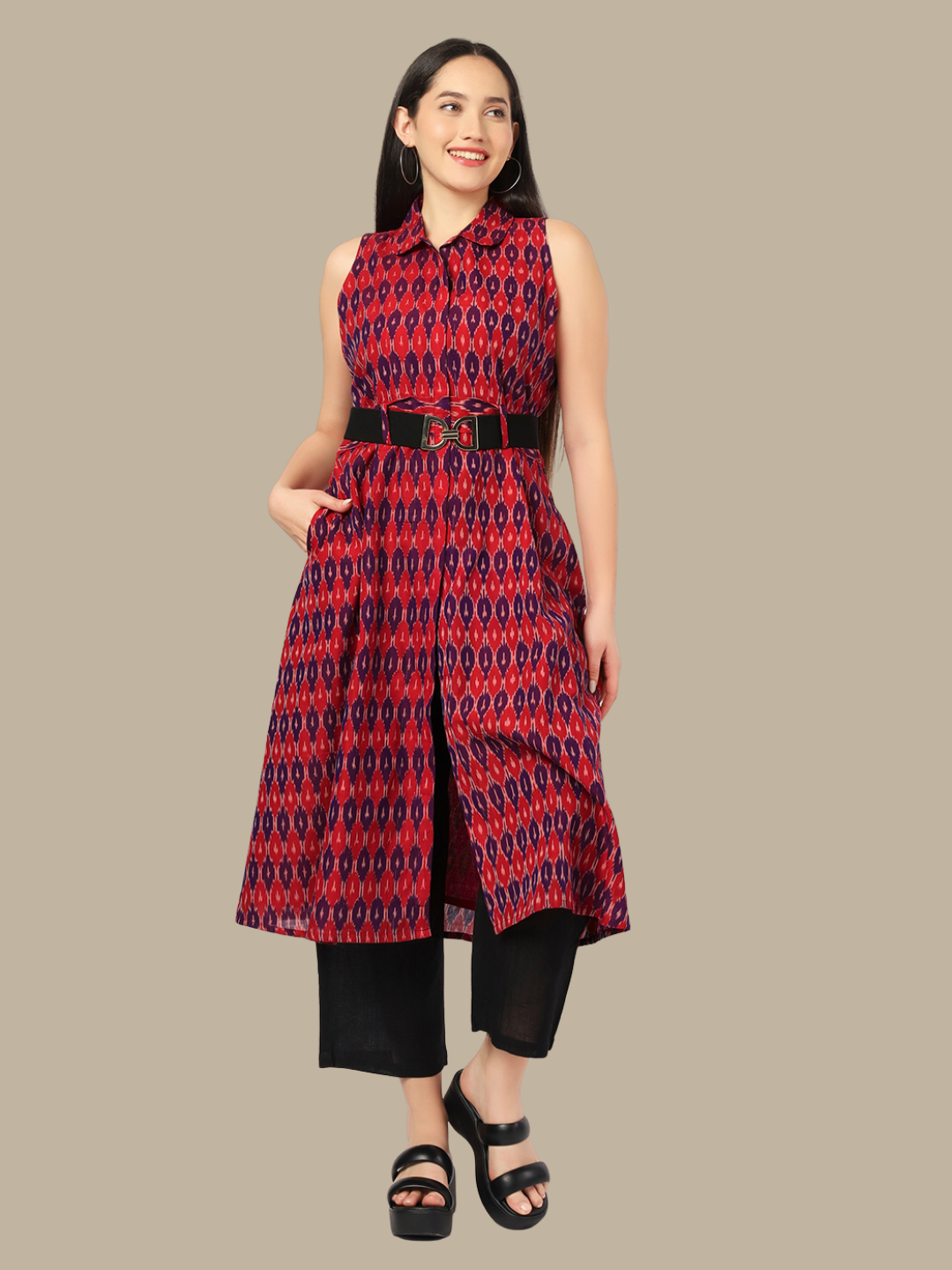 Handloom Sambalpuri Ikat Cotton Kurti
