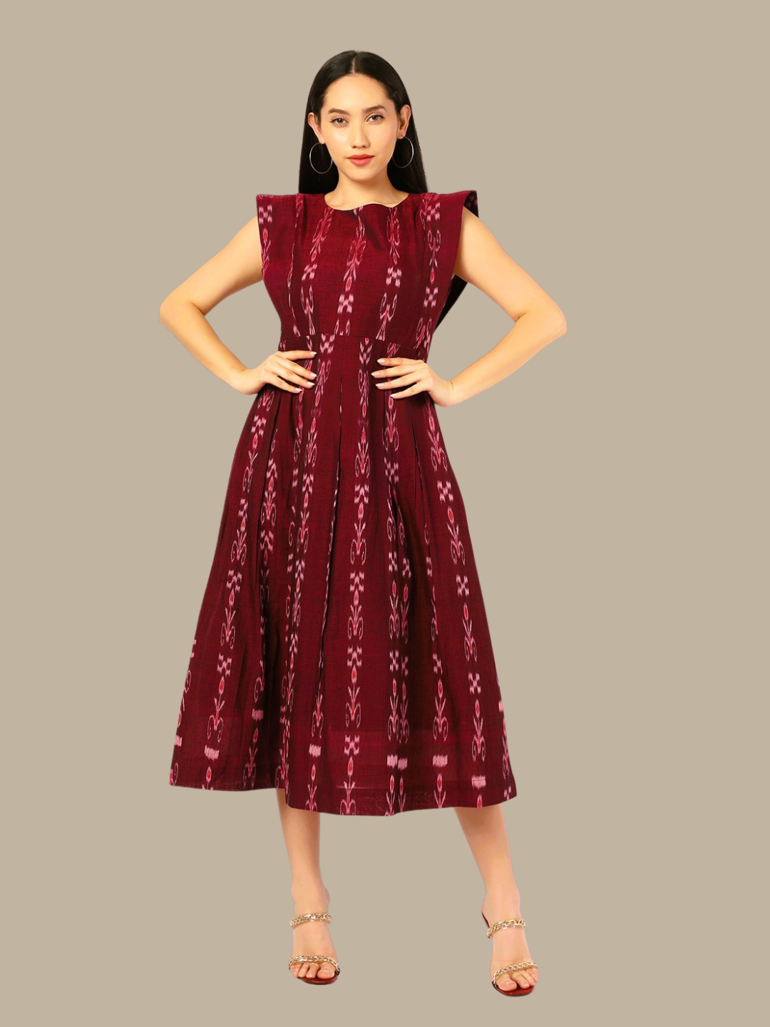 Exquisite Handloom Sambalpuri Ikat cotton dress