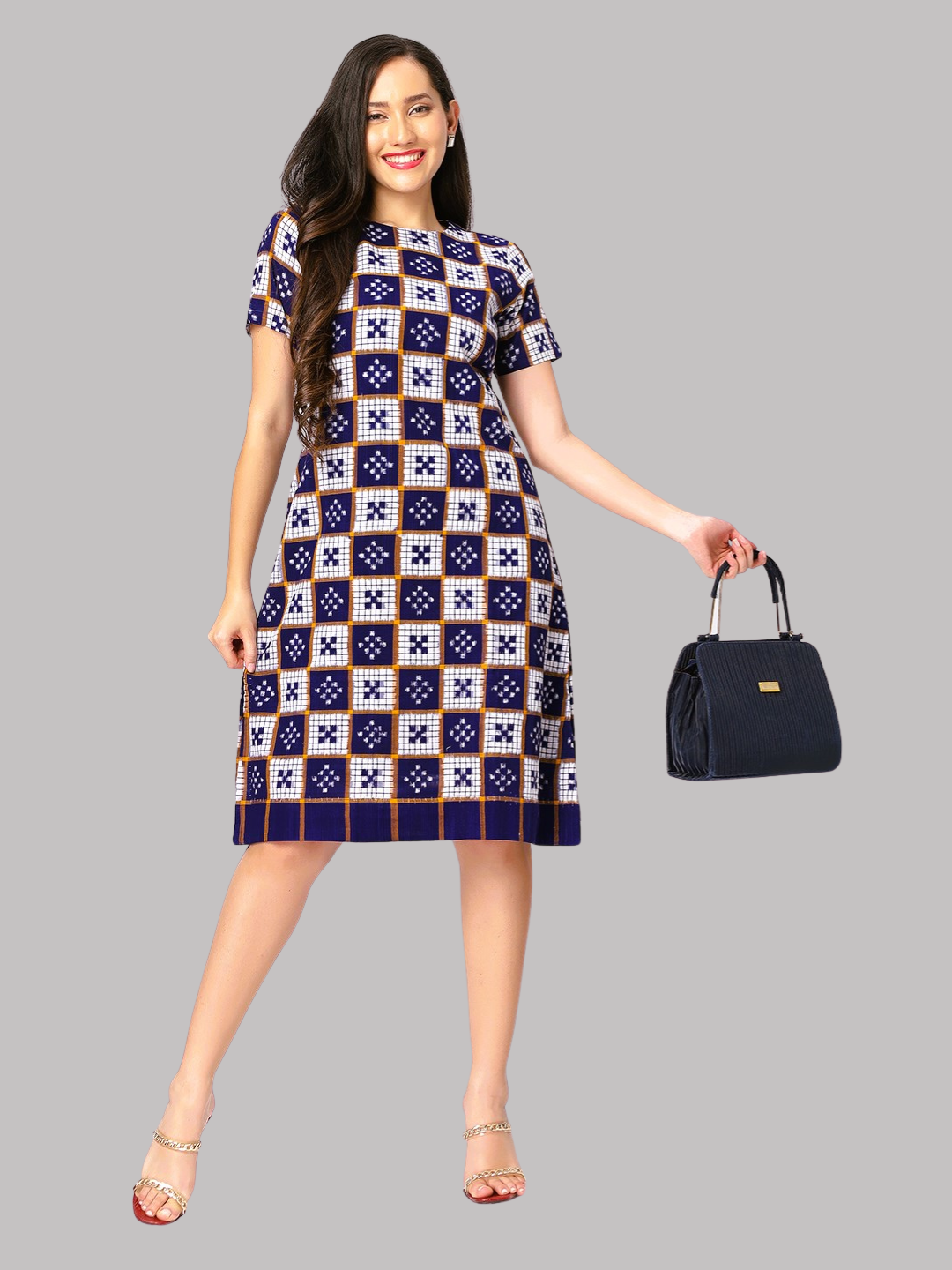 Exquisite Handloom Sambalpuri Ikat cotton dress