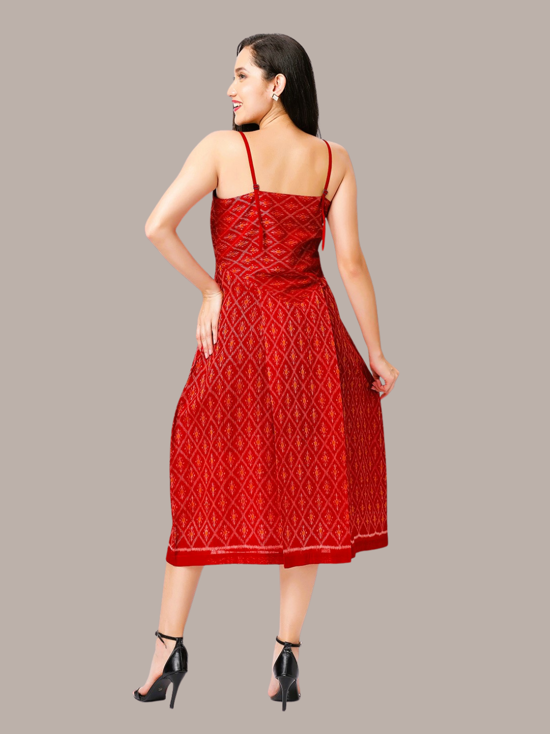 Exquisite Handloom Sambalpuri Ikat cotton dress