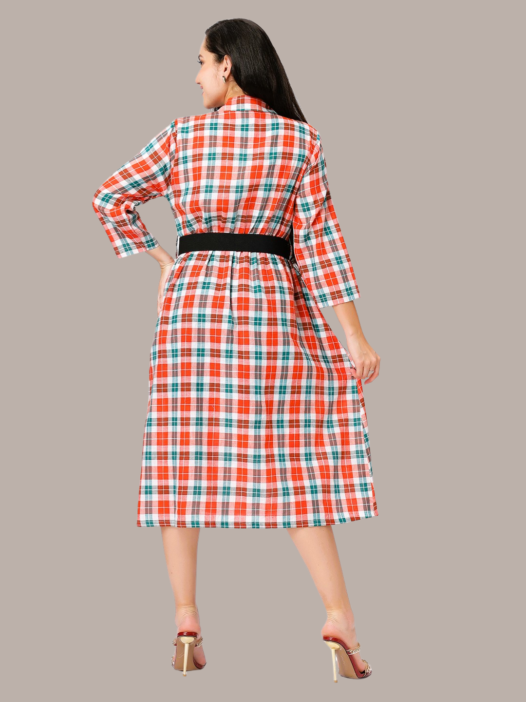 Cotton Dress in Handloom Muslin Khadi Fabric