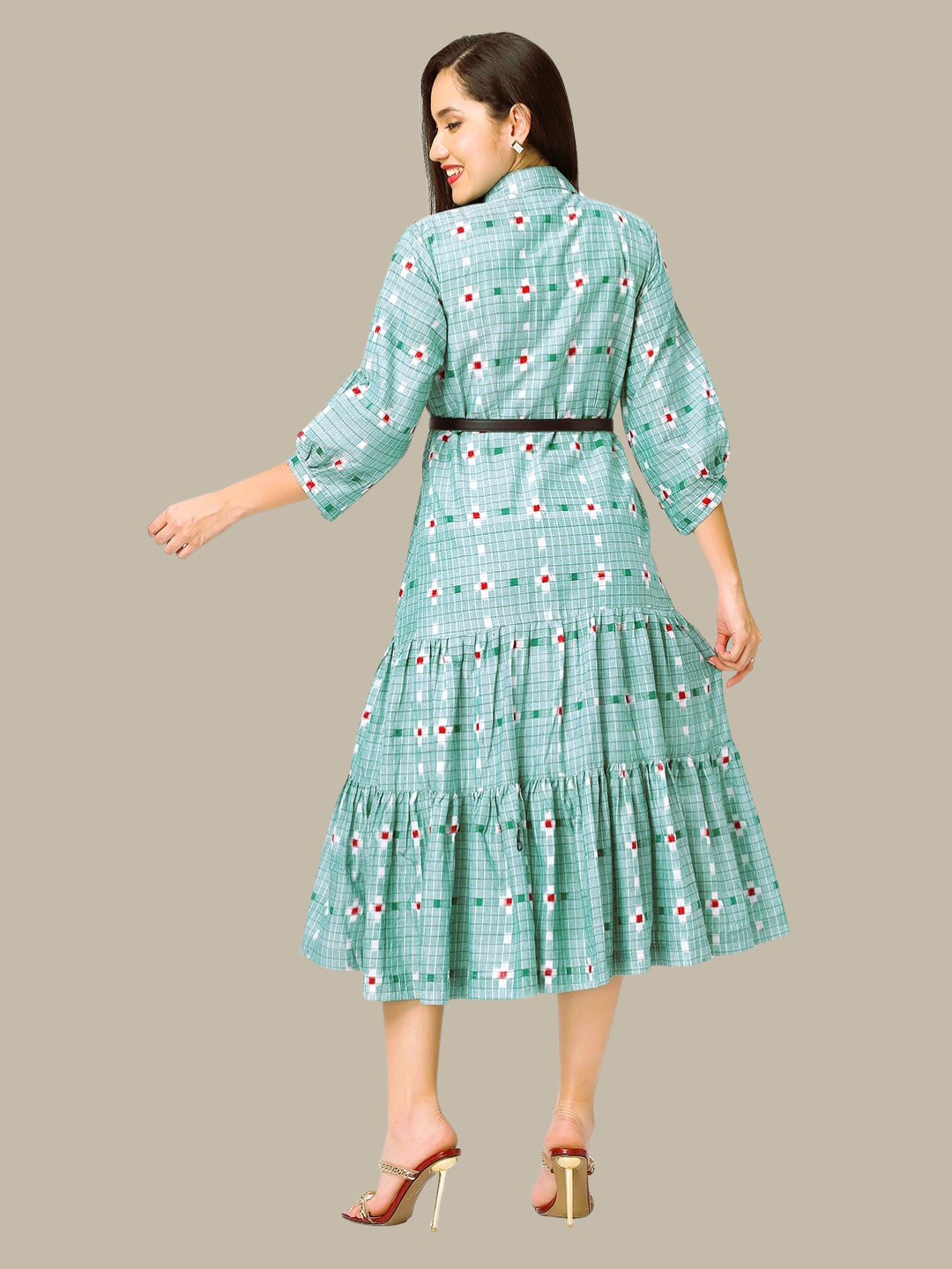 Exquisite Handloom Sambalpuri Ikat cotton dress