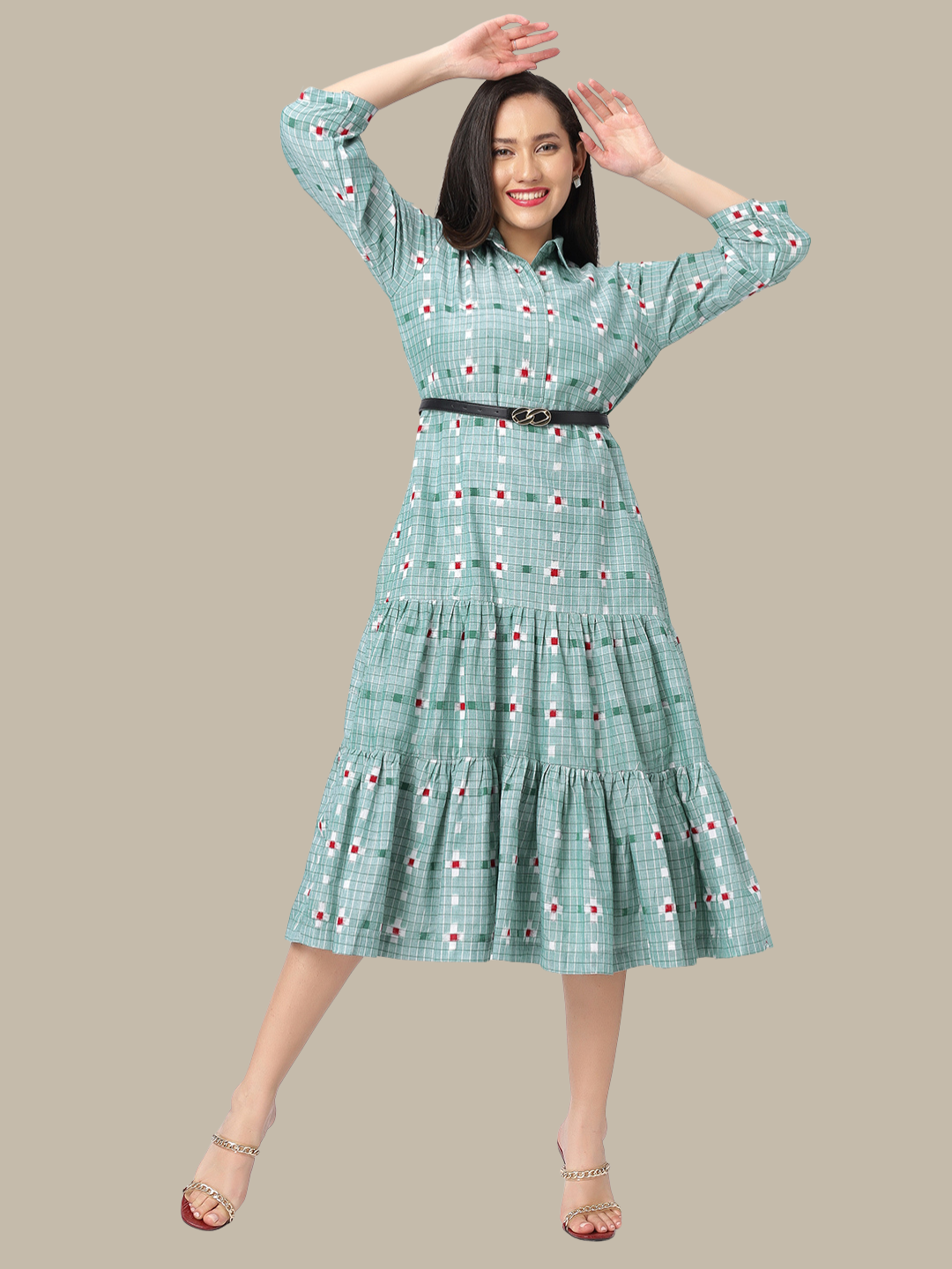 Exquisite Handloom Sambalpuri Ikat cotton dress