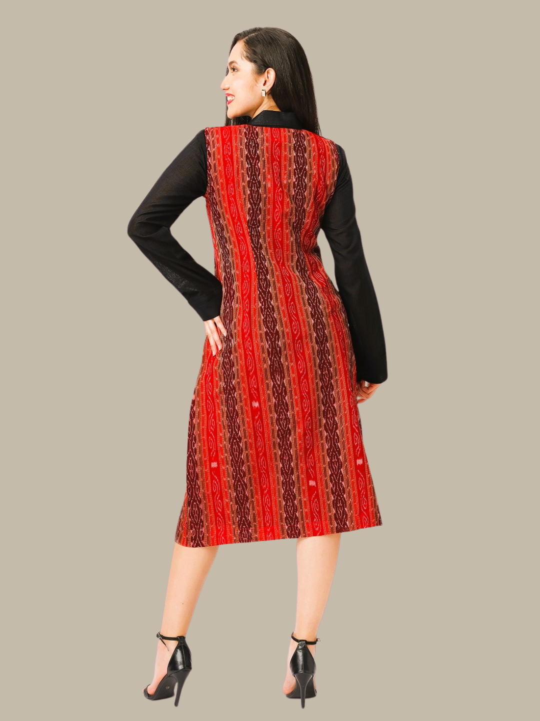 Exquisite Handloom Sambalpuri Ikat cotton dress