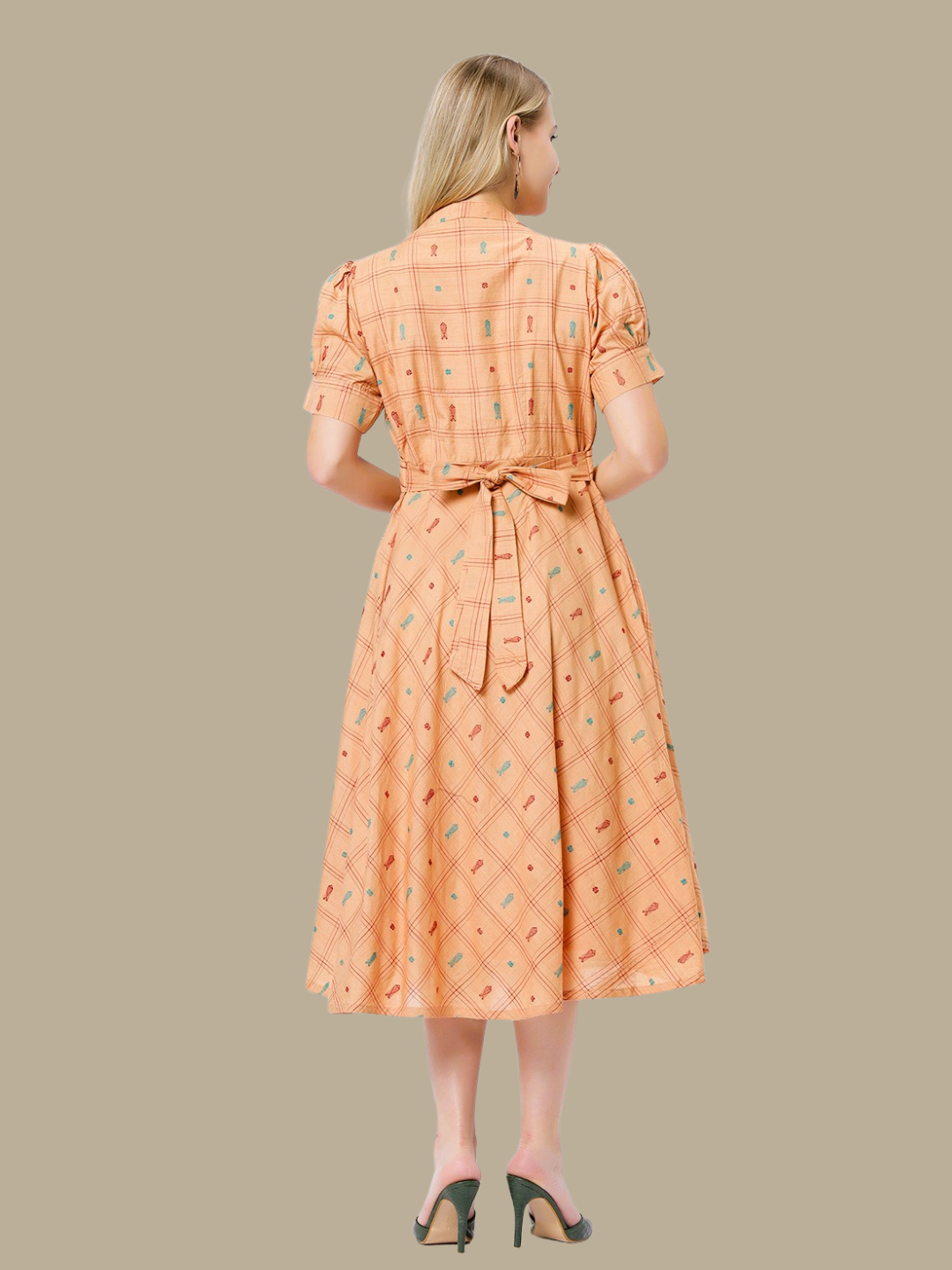 Exquisite Handloom Sambalpuri Ikat cotton dress
