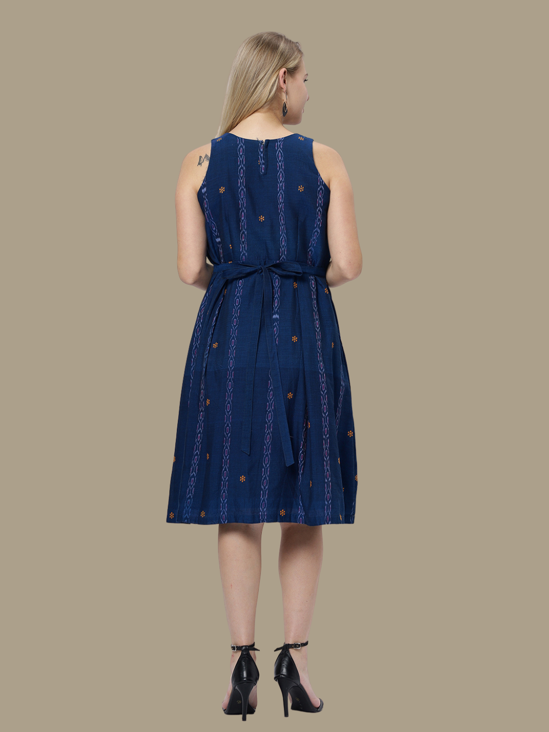 Exquisite Handloom Sambalpuri Ikat cotton dress