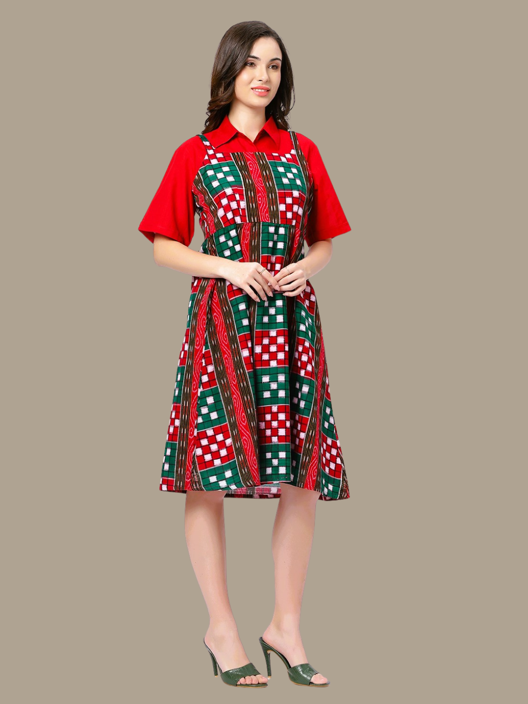 Exquisite Handloom Sambalpuri Ikat cotton dress