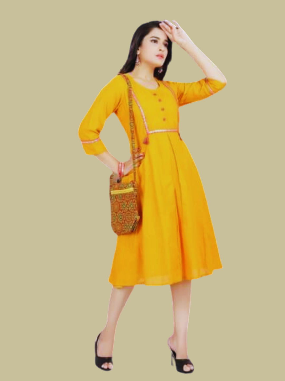 Cotton Dress in Handloom Sambalpuri Cotton Fabric
