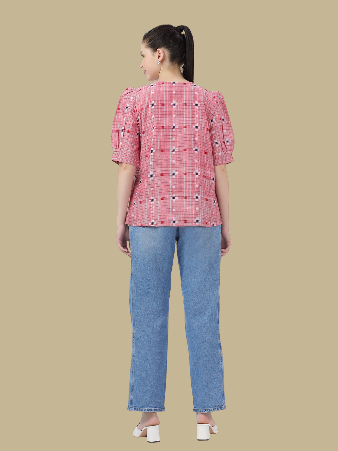 Handloom Sambalpuri Ikat Cotton Short Top
