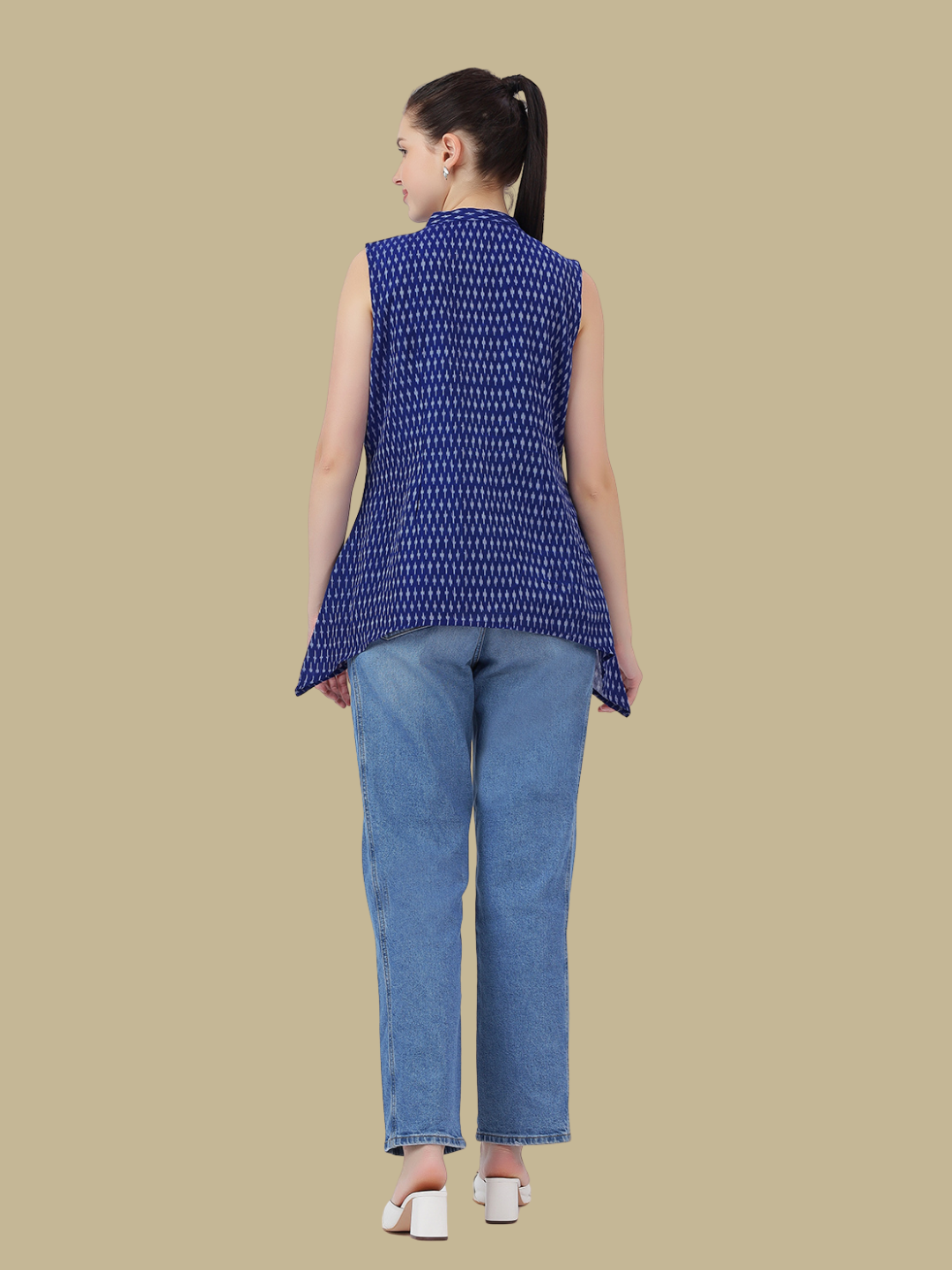 Handloom Sambalpuri Ikat Cotton Short Top