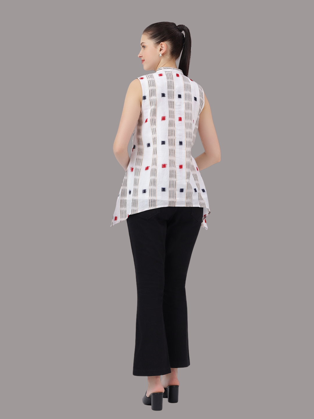Handloom Sambalpuri Ikat Cotton Short Top