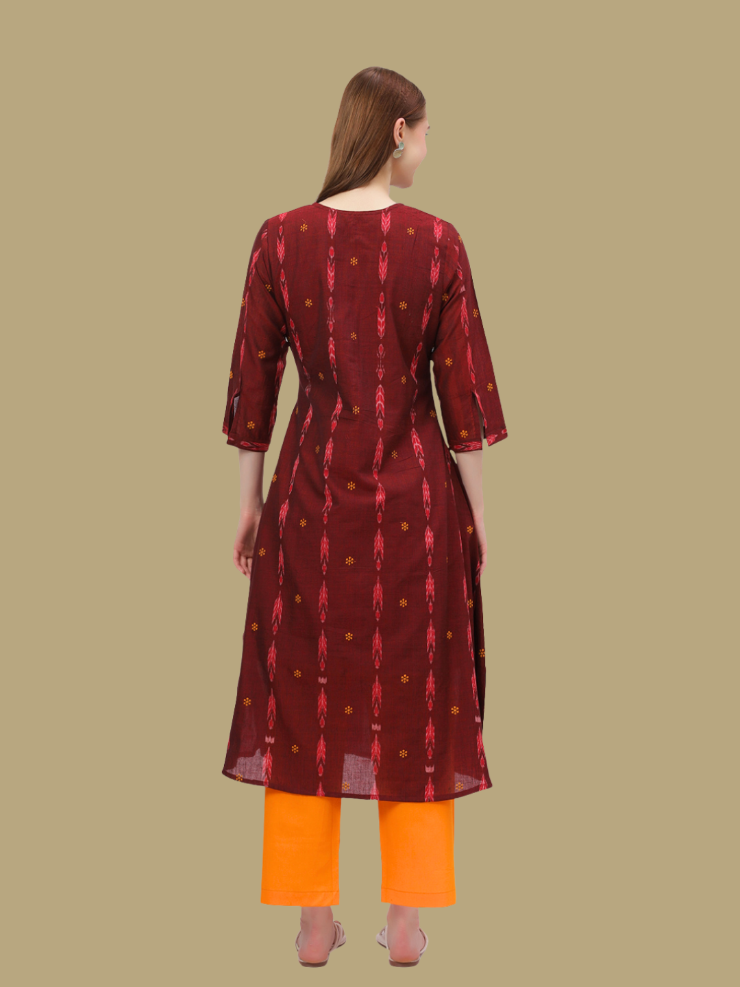 Handloom Sambalpuri Ikat Cotton Kurti and Pant Set