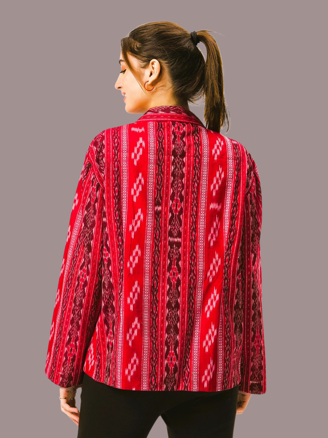 Iconic Handloom Sambalpuri Ikat Cotton Jacket