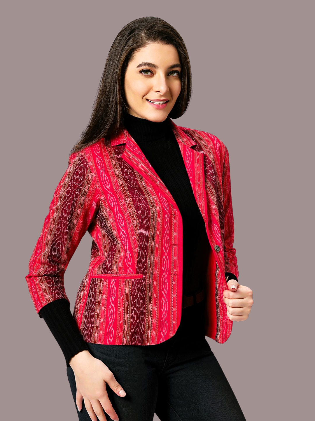 Handloom Sambalpuri Ikat Cotton Jacket