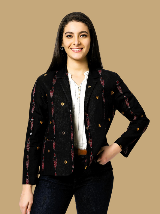 Handloom Sambalpuri Ikat Cotton Jacket