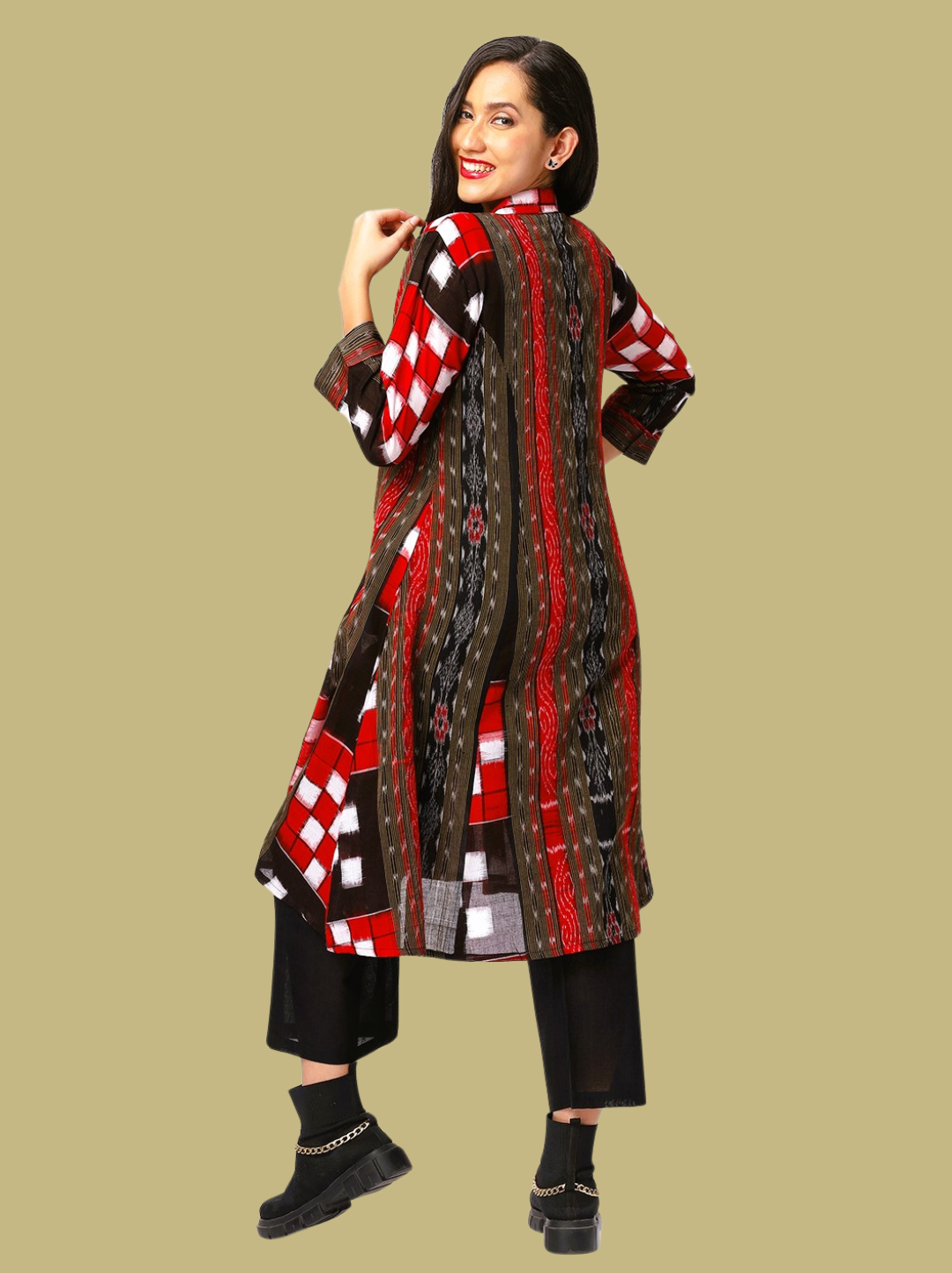 Iconic Handloom Sambalpuri Ikat Cotton Jacket