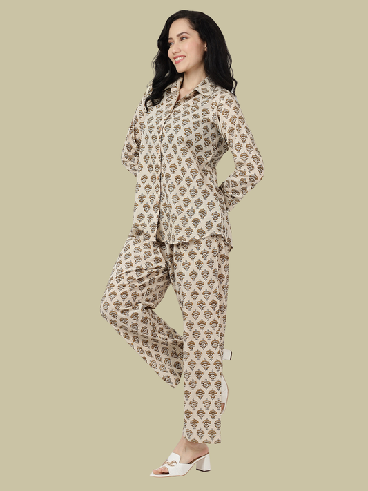 Co-Ord Set from Hand Block Printed pure Cotton Fabric