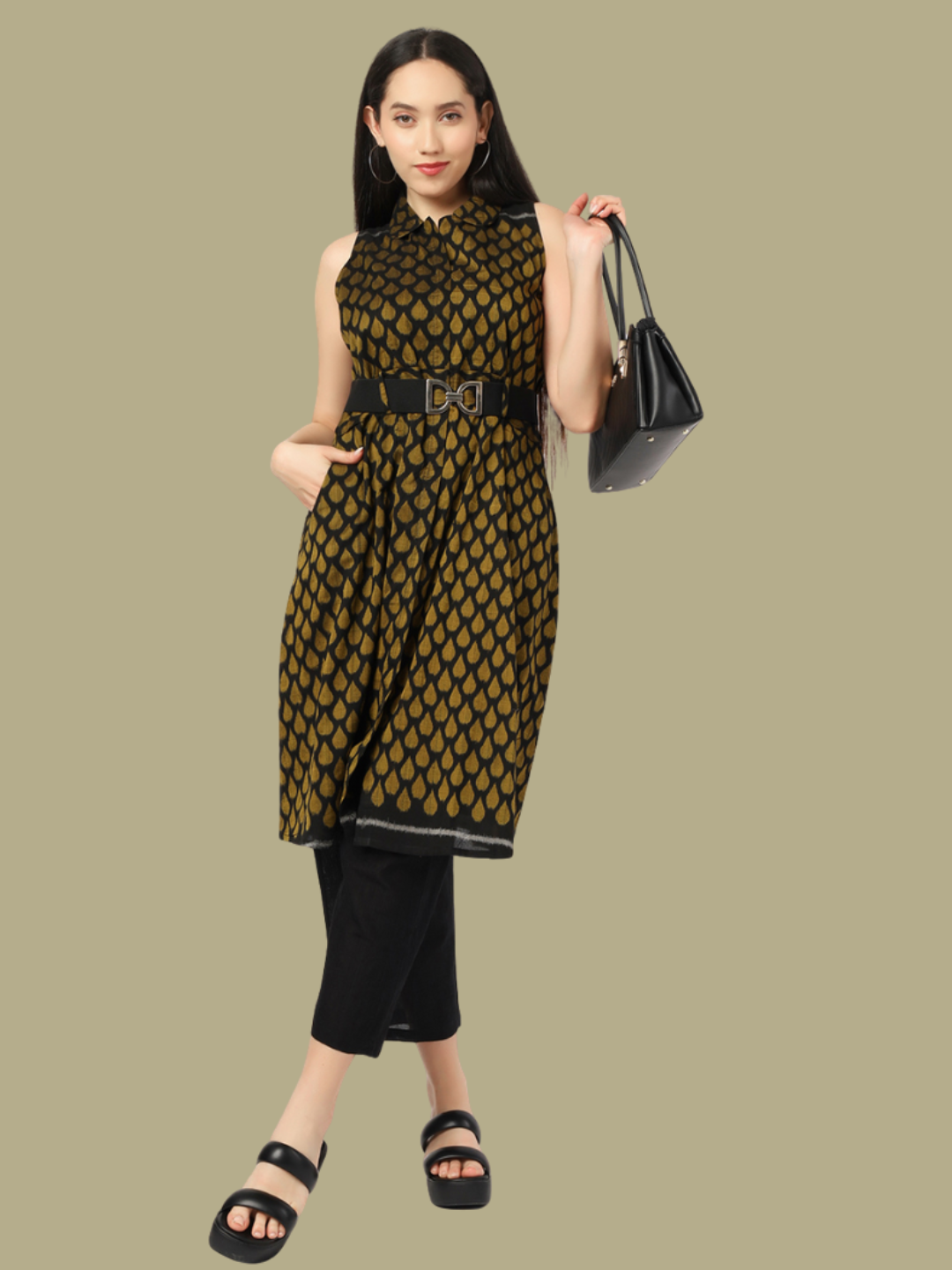 Handloom Sambalpuri Ikat Cotton Kurti