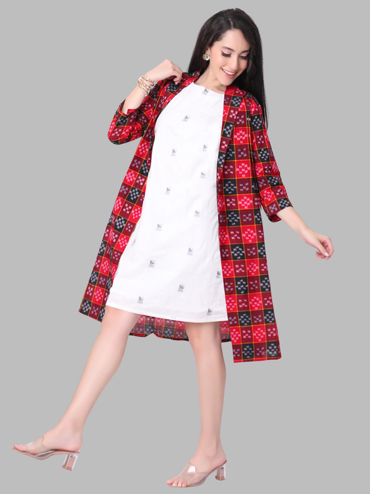 Iconic Handloom Sambalpuri Ikat Cotton Jacket