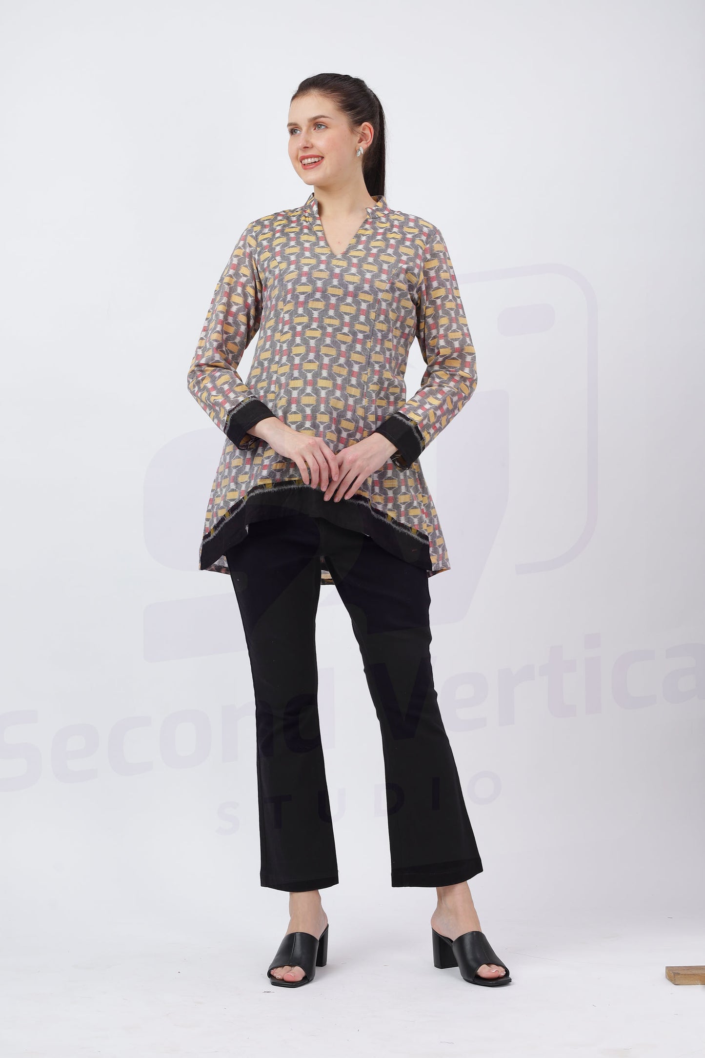 Handloom Sambalpuri Ikat Cotton Short Top