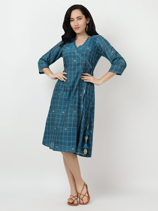 Pure Cotton Dress from Handwoven Jamdani Fabric