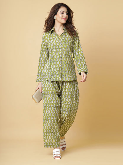 Co-Ord Set from Hand Block Printed pure Cotton Fabric