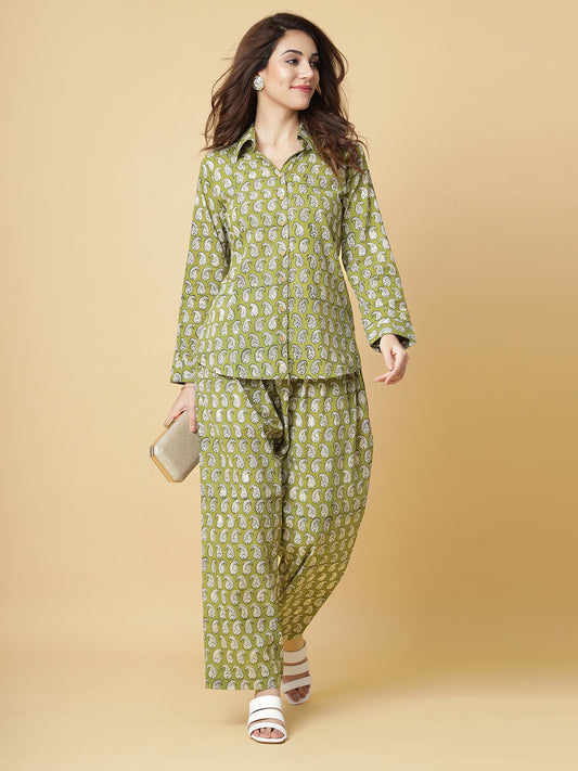 Co-Ord Set from Hand Block Printed pure Cotton Fabric