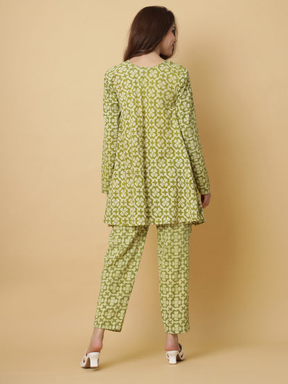 Pure Cotton Co-Ord Set from Hand Block Printed Fabric