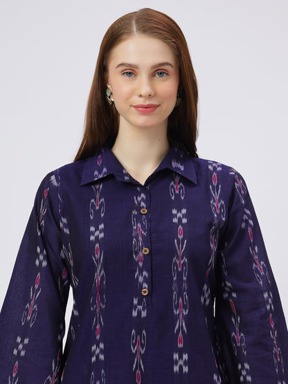 Handloom Sambalpuri Ikat Cotton Kurti
