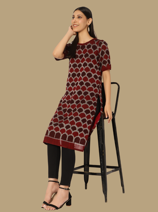 Handloom Kurti from Handwoven Sambalpuri Fabric